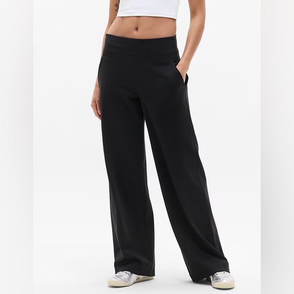 Athleta Pants - Athleta Venice High Rise Wide Leg Pant Black 982868 Women’s Medium